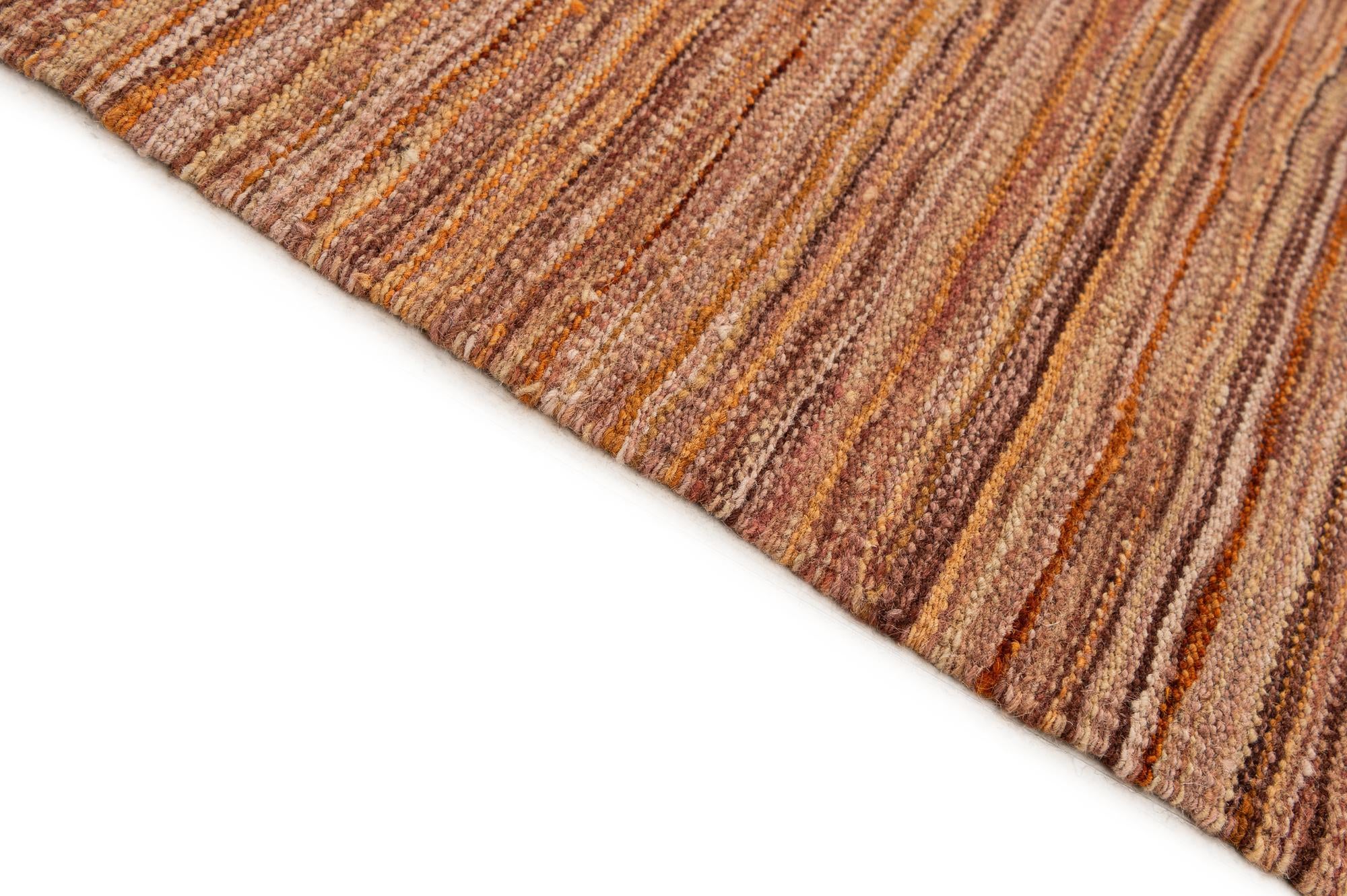 6' 8 x 9' 9 Hand Woven Kilim Modern Wool Rug