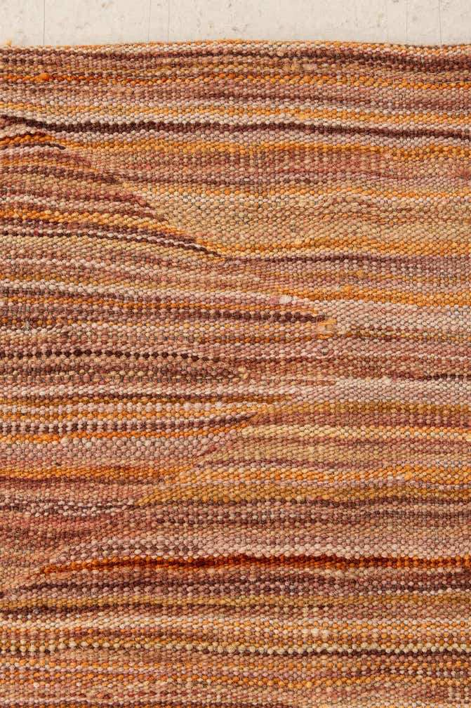 6' 8 x 9' 9 Hand Woven Kilim Modern Wool Rug