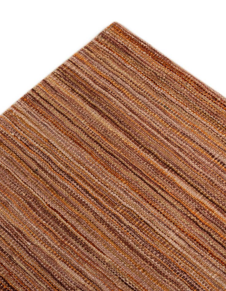 Detail image of 6' 8 x 9' 9  Hand Woven Kilim Modern Wool Rug
