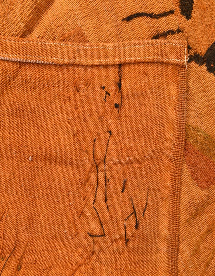 Detail image of 4' 2 x 5' 8  Hand Woven Kilim Suzani Wool Rug