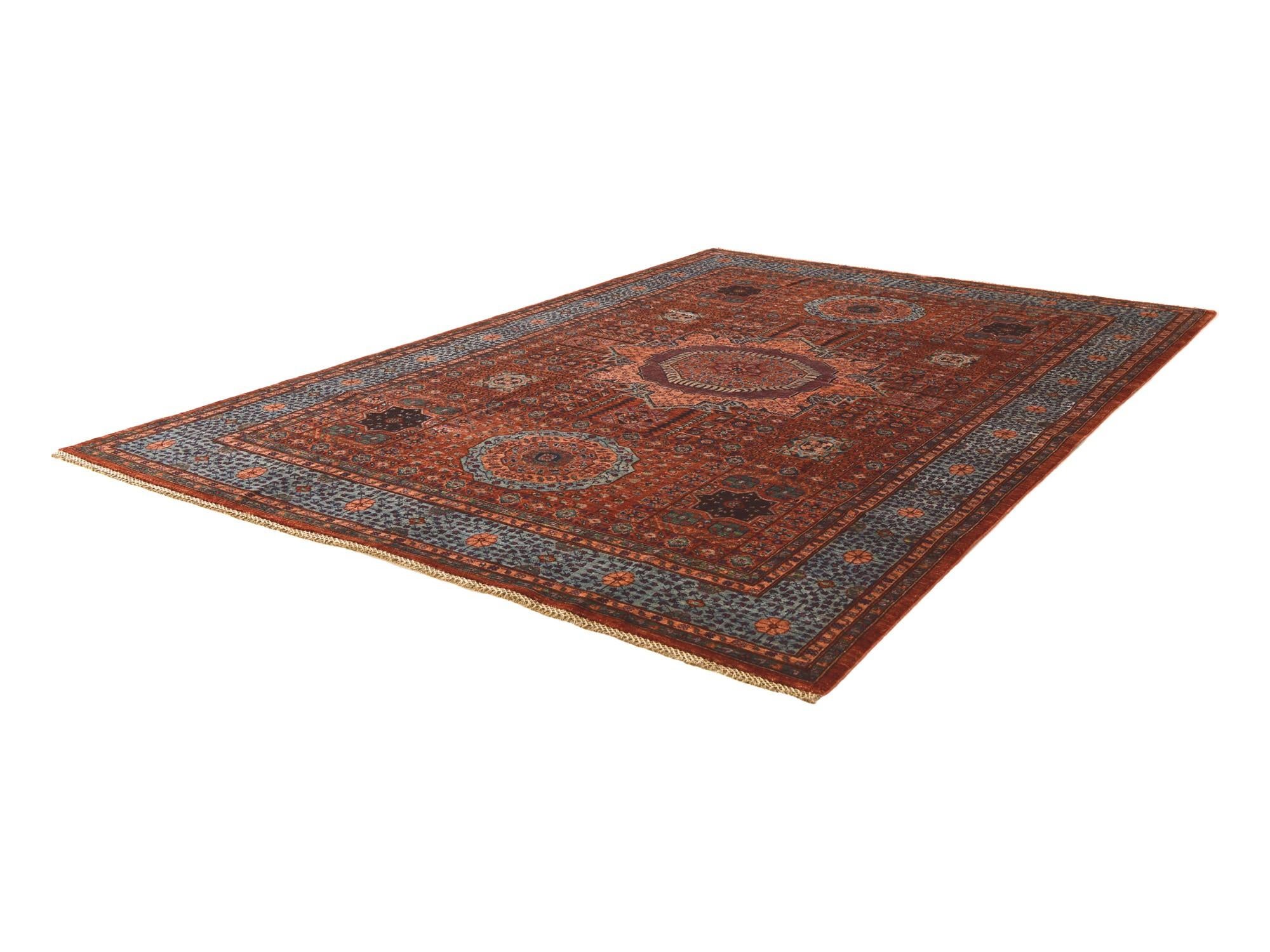 6' 8 x 9' 9 Hand Knotted Mamluk Ziegler Rug