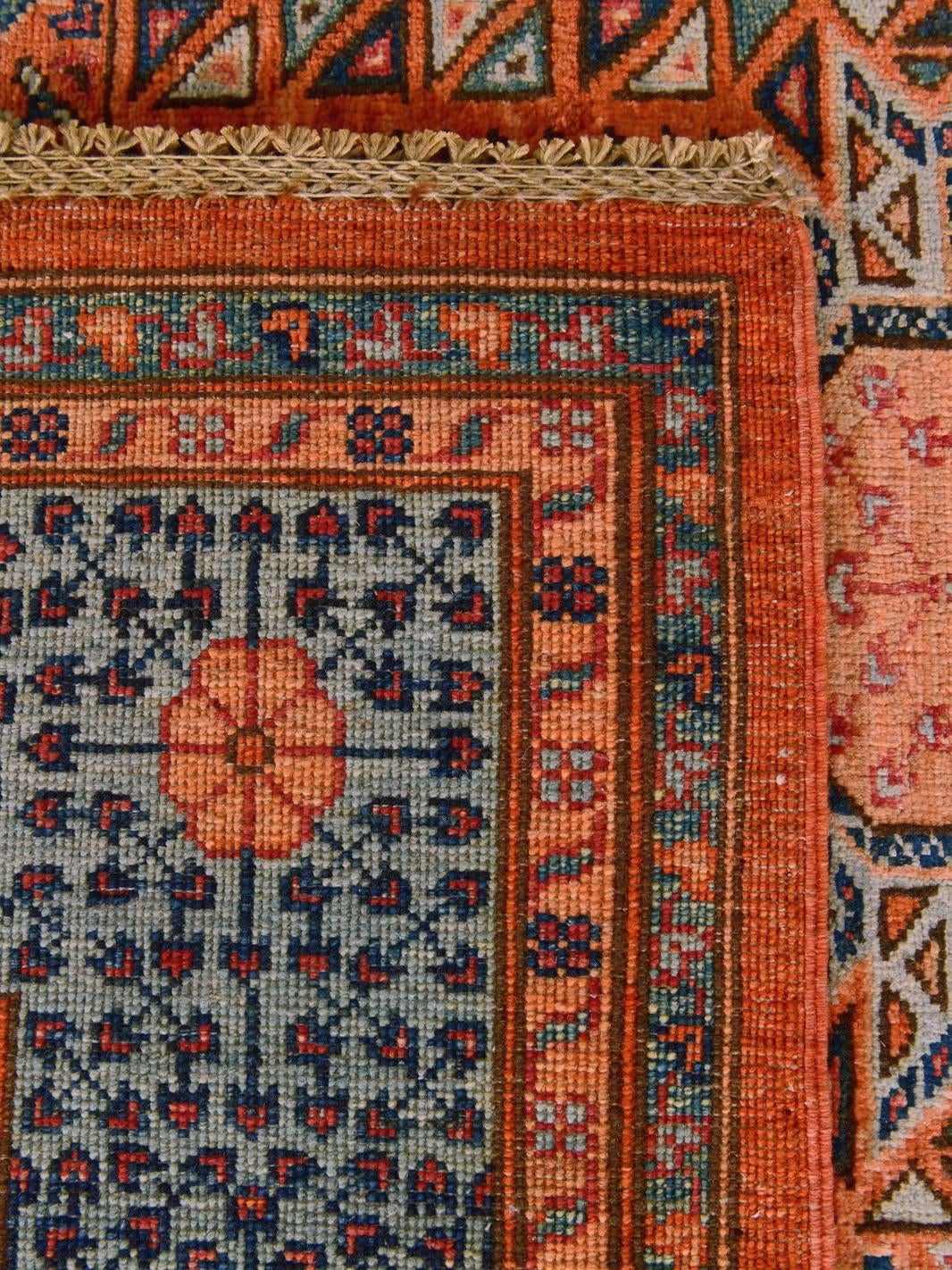 Detail image 12 of 12: 6' 8 x 9' 9 Hand Knotted Mamluk Ziegler Rug