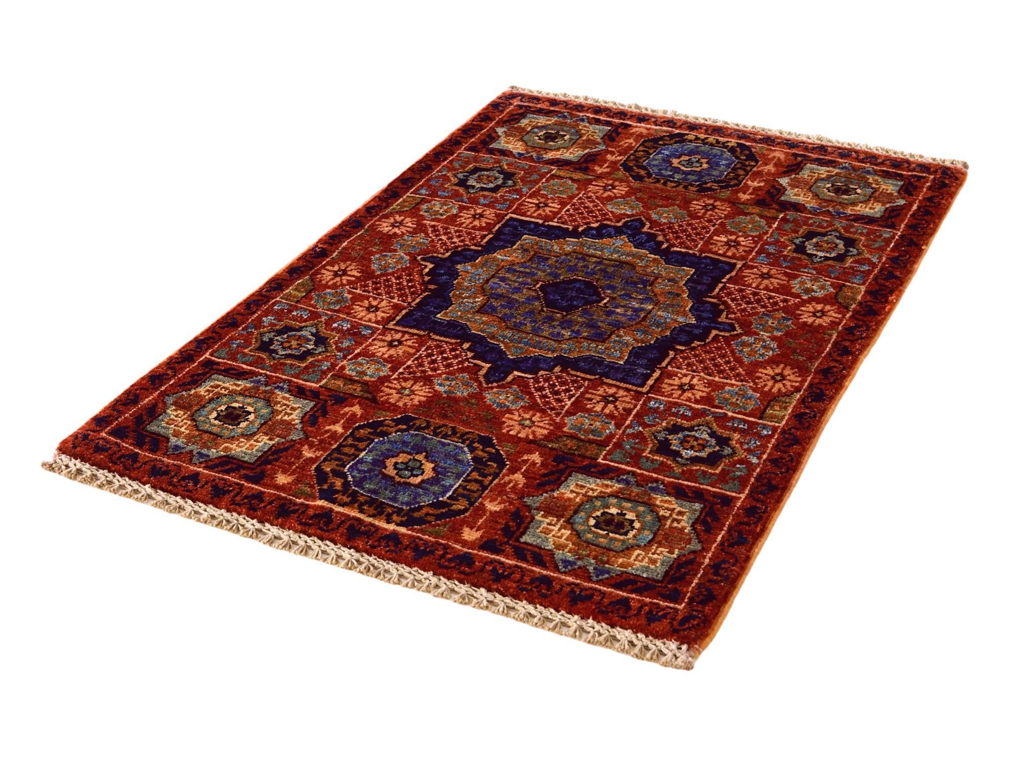 2' x 3' 1 Hand Knotted Mamluk Ziegler Rug