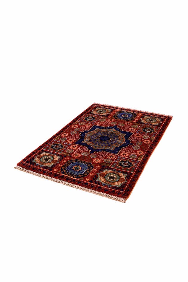 Detail image of 2' x 3' 1 Hand Knotted Mamluk Ziegler Rug