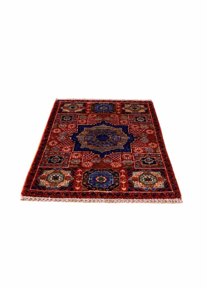 2' x 3' 1 Hand Knotted Mamluk Ziegler Rug