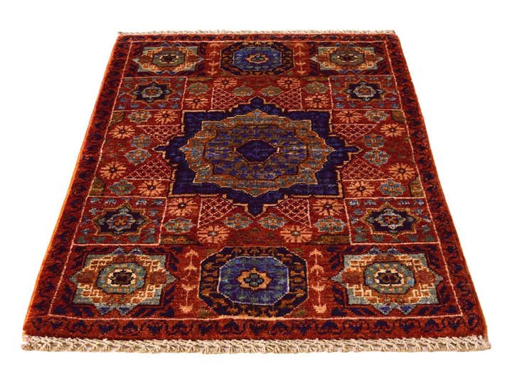 2' x 3' 1 Hand Knotted Mamluk Ziegler Rug