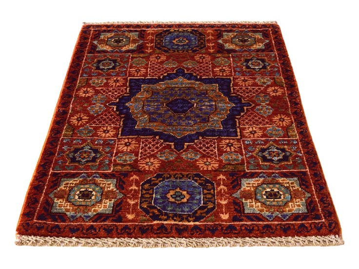 Detail image of 2' x 3' 1 Hand Knotted Mamluk Ziegler Rug