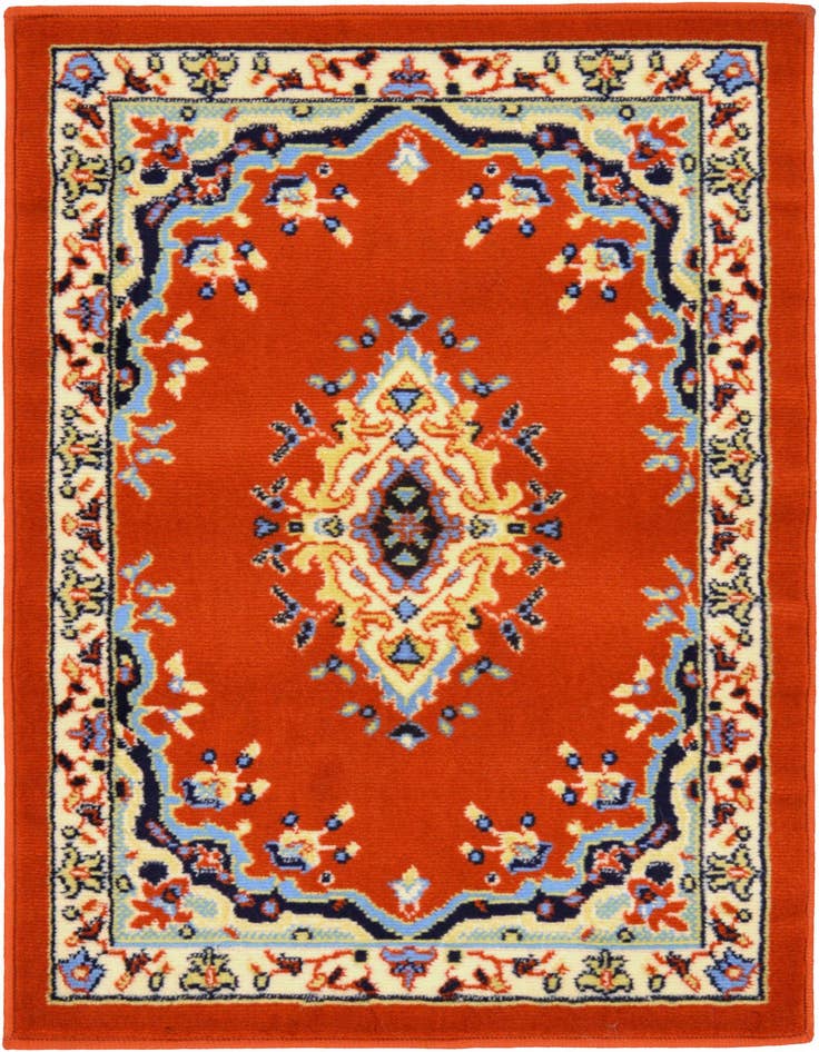 Detail image of 2' x 3' Mashad Design Rug