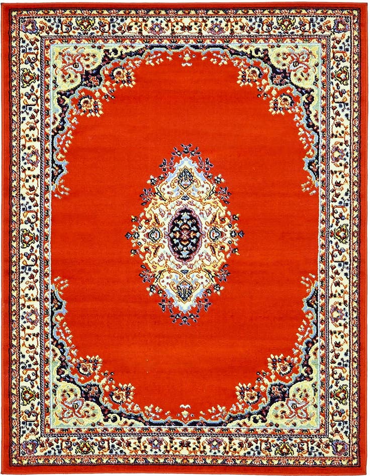 Detail image of 4' x 6' Mashad Design Rug
