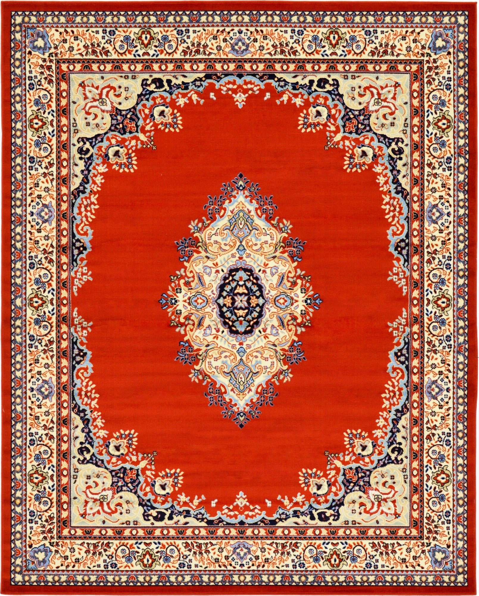 Primary image 7' 10 x 10' Mashad Design Rug