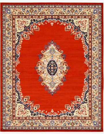 7' 10 x 10' Mashad Design Rug