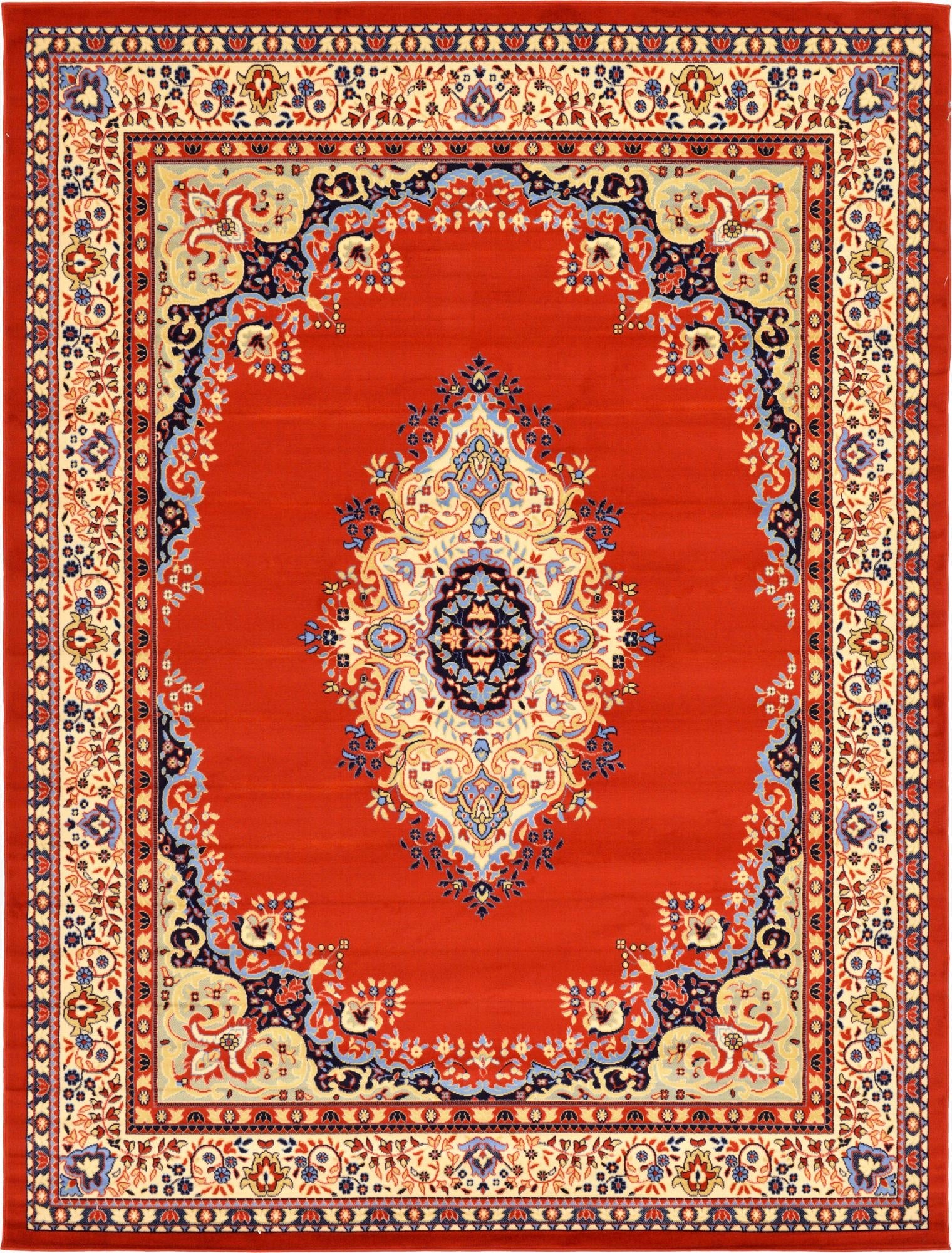 Primary image 9' x 12' Mashad Design Rug