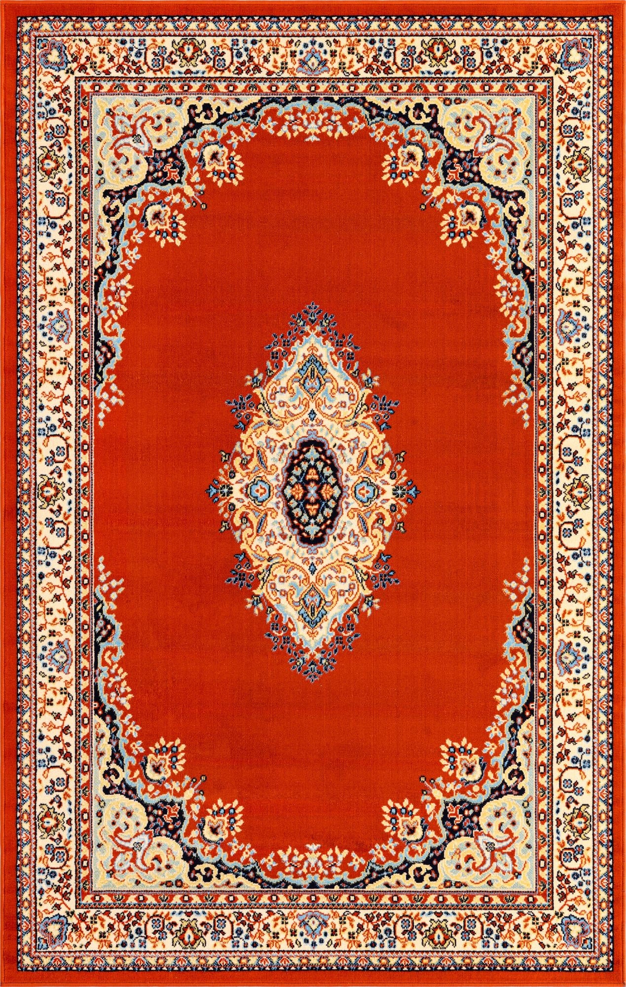 Primary image 5' 3 x 8' Mashad Design Rug