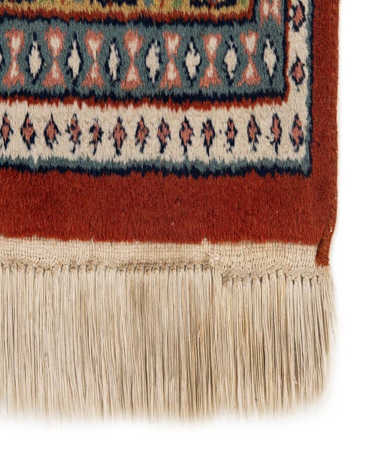 Detail image of 5' 7 x 7' 9 Hand Knotted Mir Wool Rug