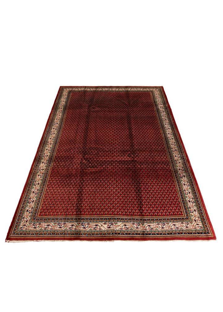 7' 11 x 10' 8 Hand Knotted Mir Wool Rug