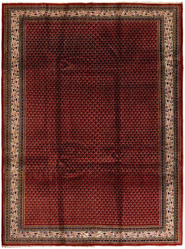 7' 11 x 10' 8 Hand Knotted Mir Wool Rug