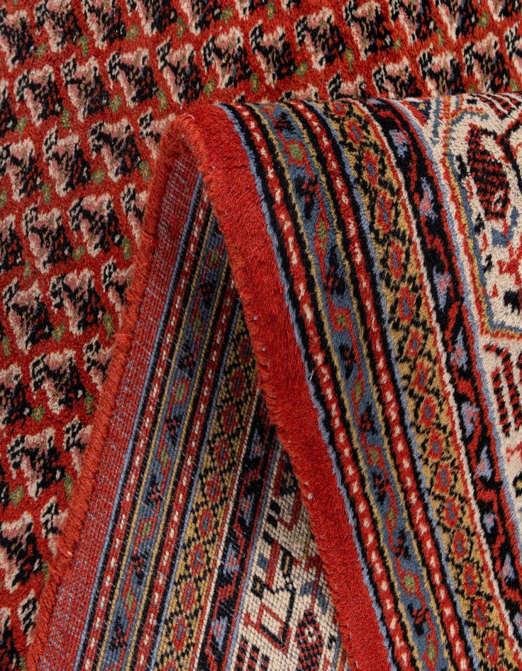 Detail image of 6' 6 x 10'  Hand Knotted Mir Wool Rug