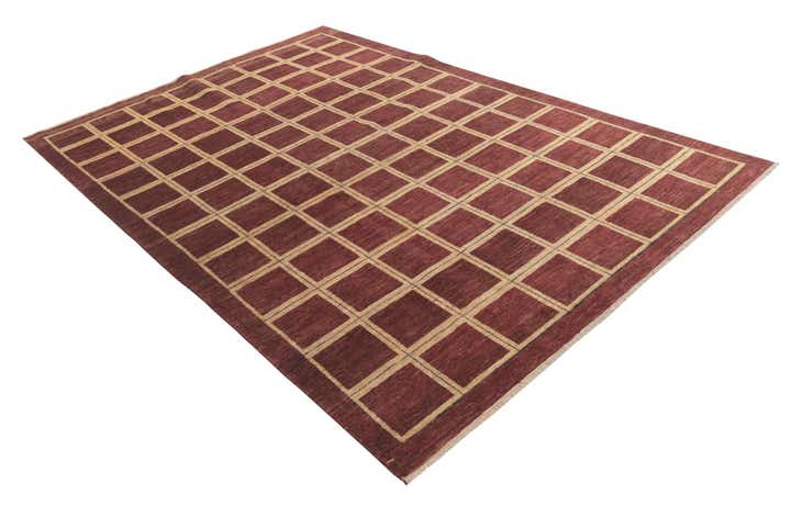 6' 9 x 9' 10 Hand Knotted Modern Ziegler Rug