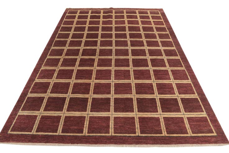 Detail image of 6' 9 x 9' 10 Hand Knotted Modern Ziegler Rug