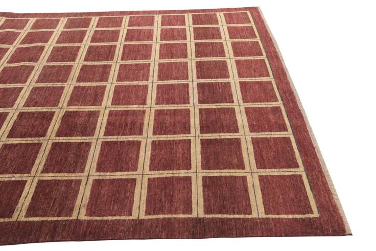 Detail image of 6' 9 x 9' 10 Hand Knotted Modern Ziegler Rug