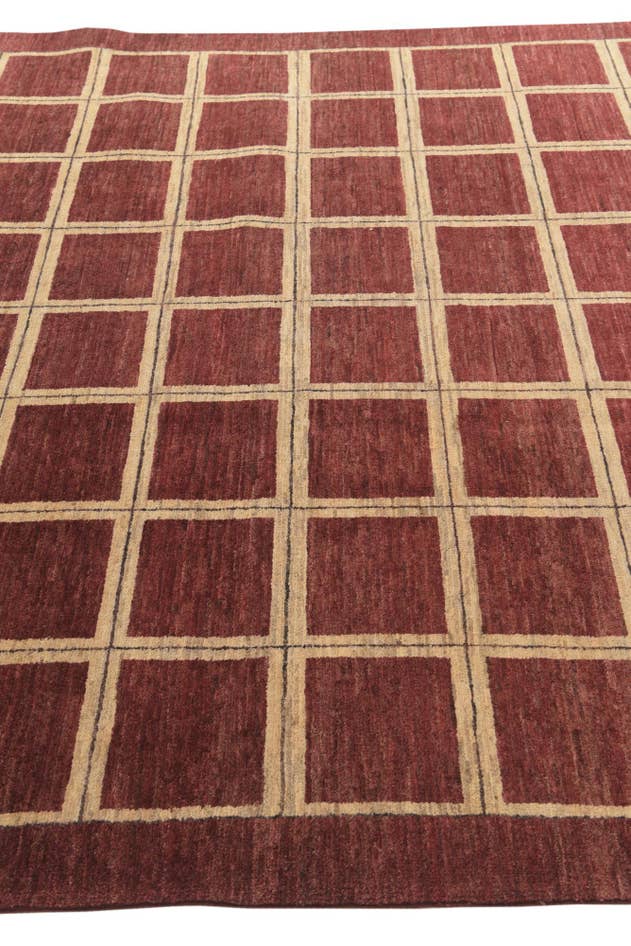 Detail image of 6' 9 x 9' 10 Hand Knotted Modern Ziegler Rug