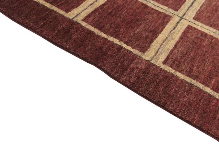 6' 9 x 9' 10 Hand Knotted Modern Ziegler Rug
