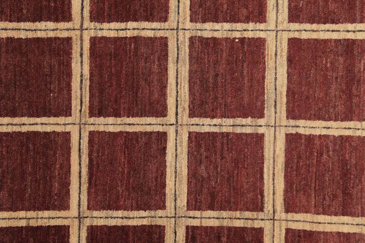 Detail image of 6' 9 x 9' 10 Hand Knotted Modern Ziegler Rug