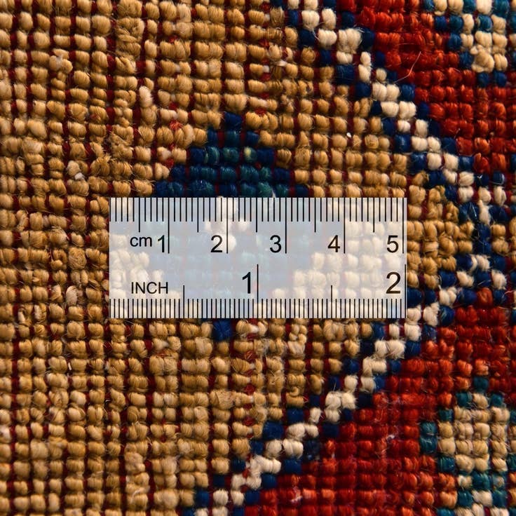 Detail image of 1' 4 x 2' Hand Knotted Modern Ziegler Rug