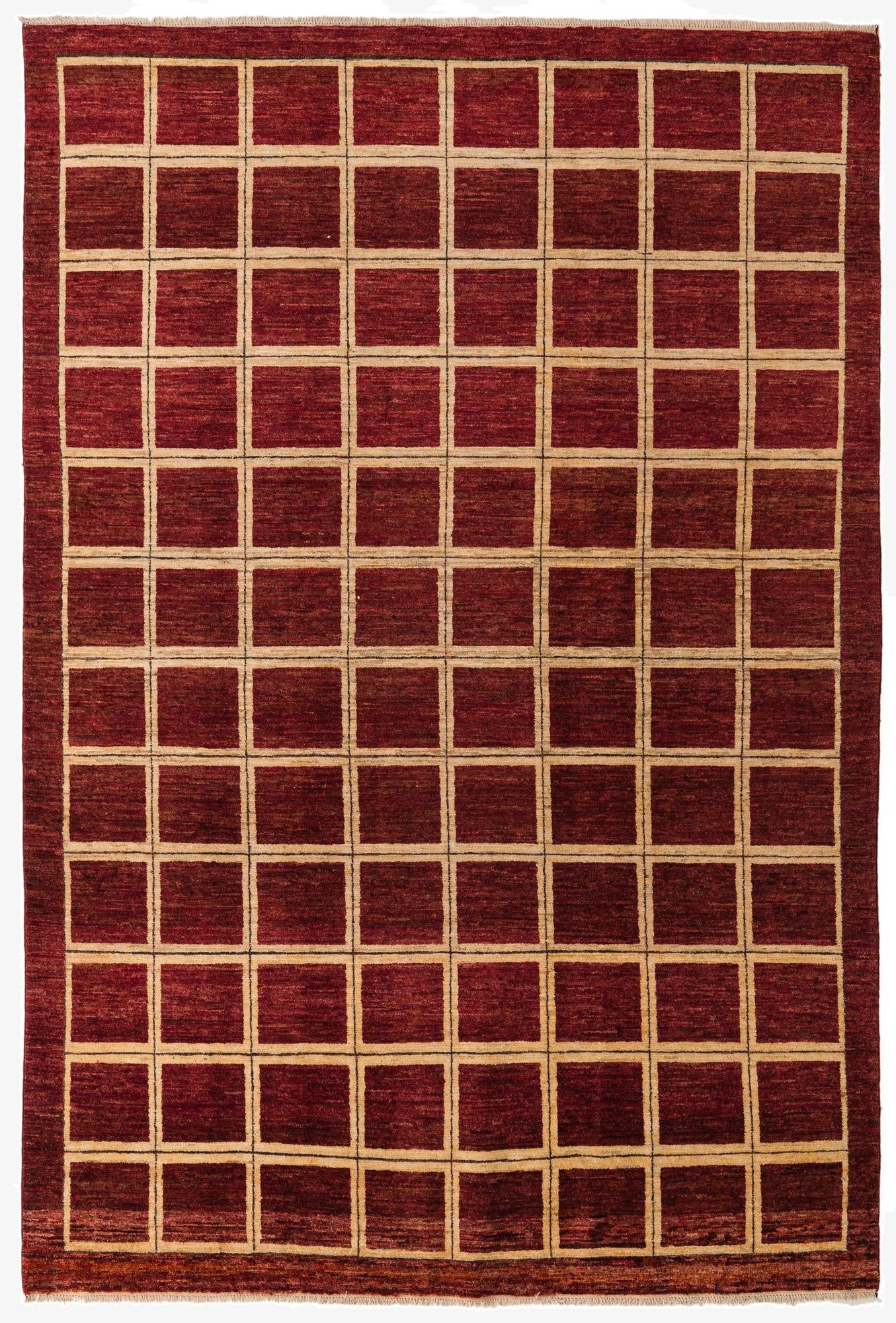 6' 9 x 9' 10 Hand Knotted Modern Ziegler Rug