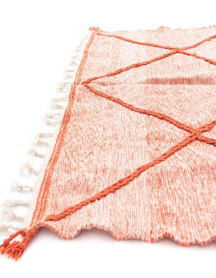 Detail image of 6' 5 x 10' 2  Hand Knotted Moroccan Wool Rug