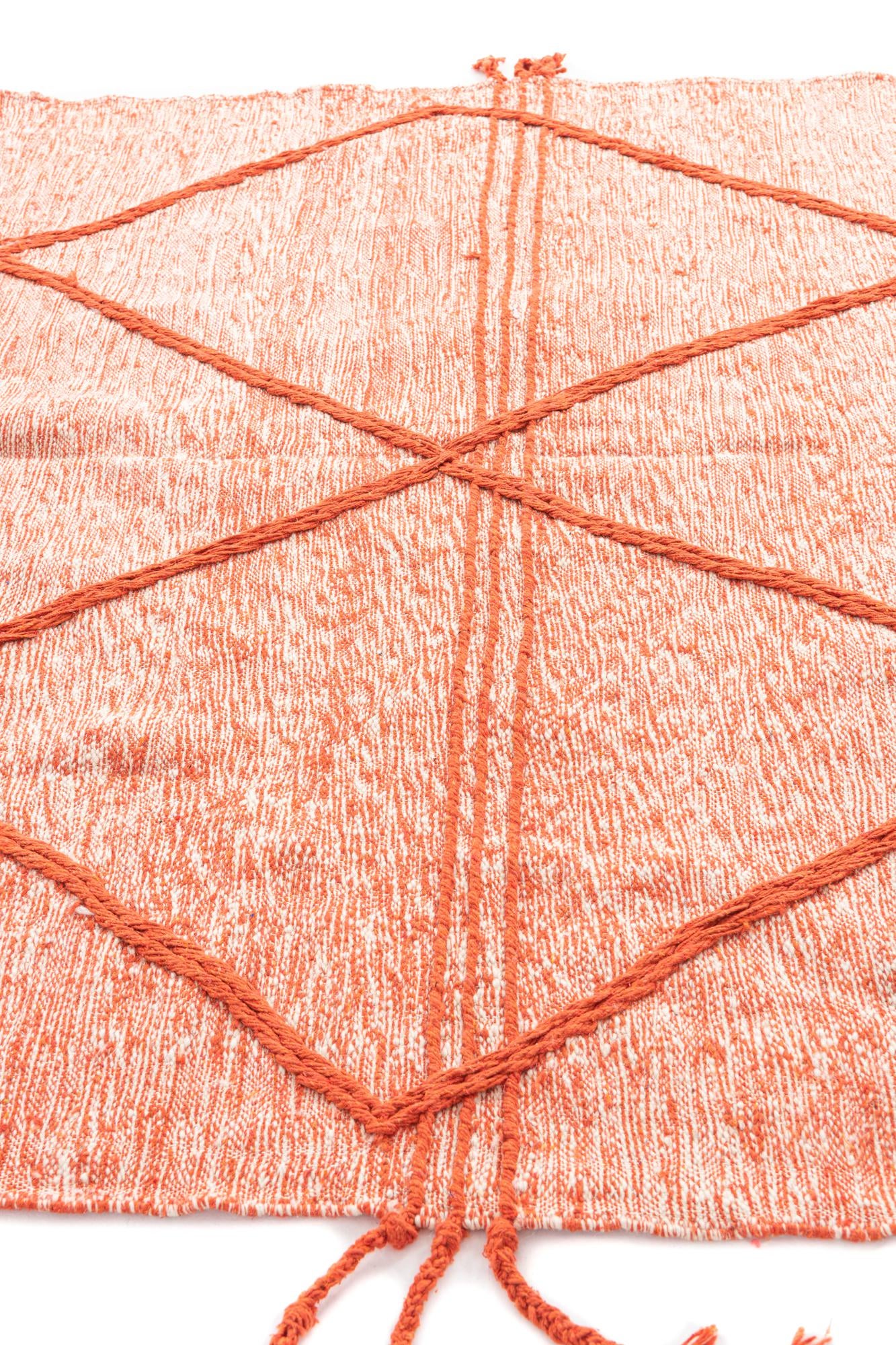6' 5 x 10' 2 Hand Knotted Moroccan Wool Rug