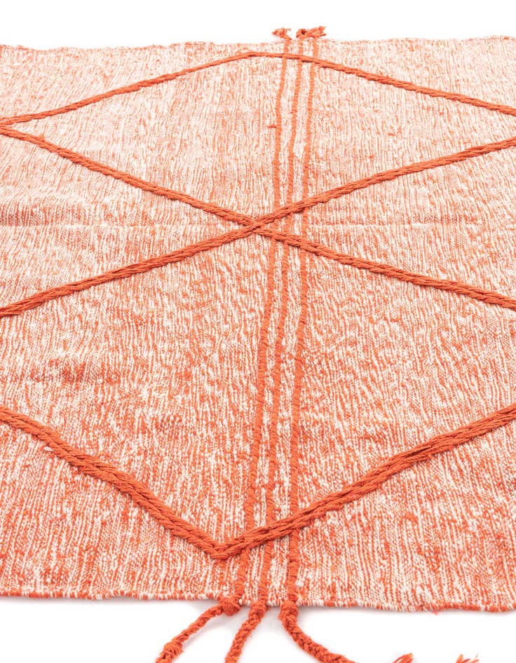 Detail image of 6' 5 x 10' 2  Hand Knotted Moroccan Wool Rug