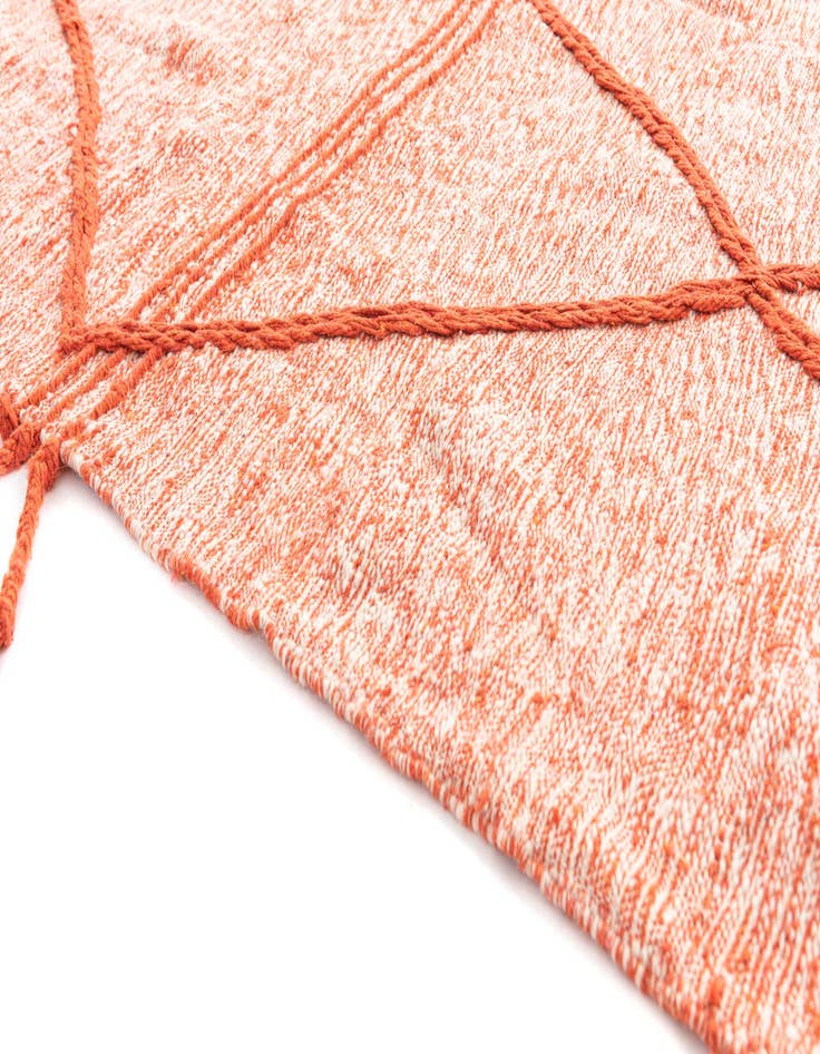 Detail image of 6' 5 x 10' 2  Hand Knotted Moroccan Wool Rug