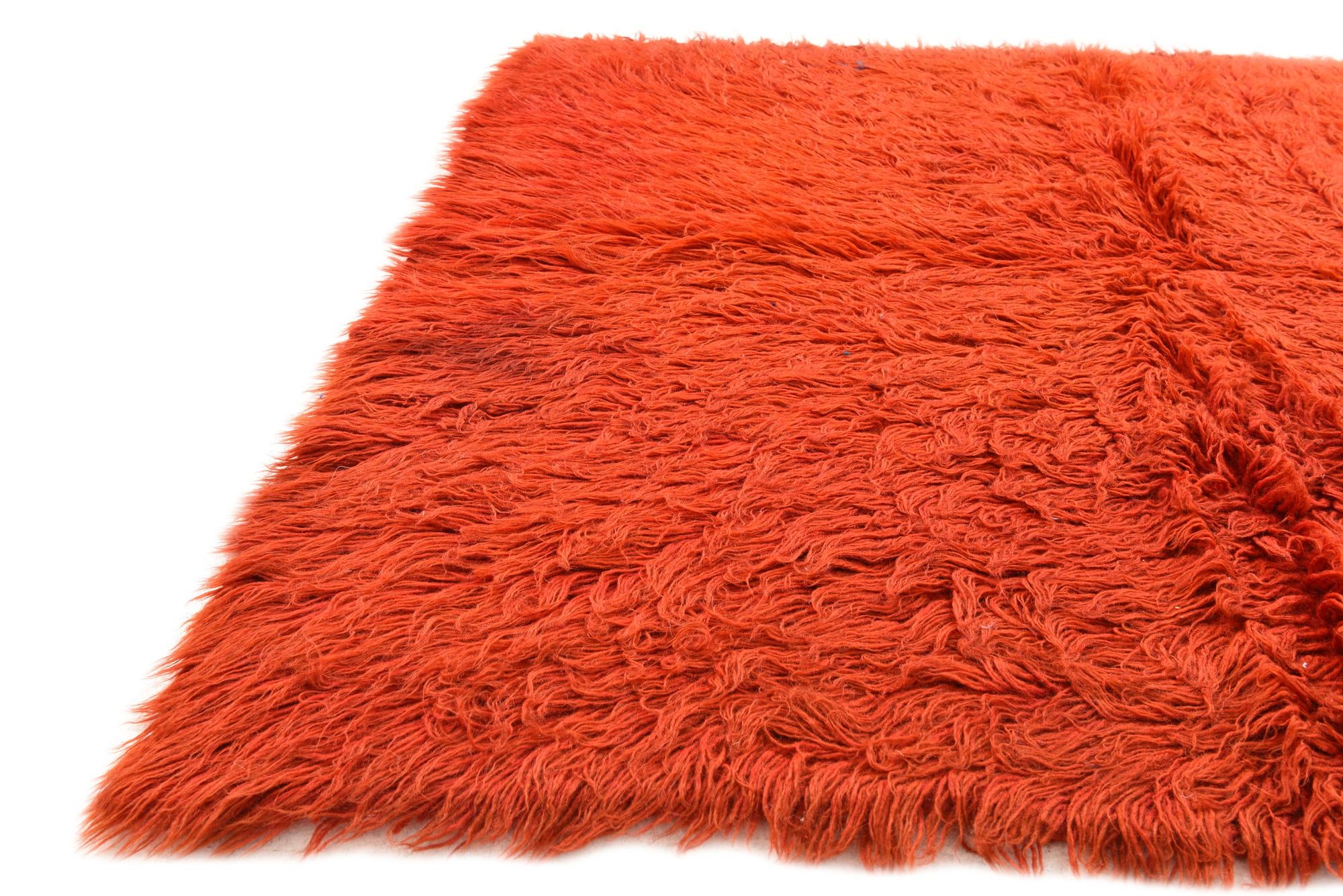 4' 1 x 6' 1 Hand Knotted Moroccan Wool Rug