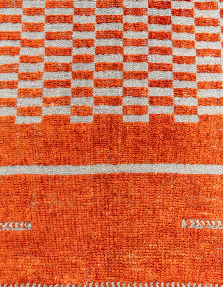 Detail image of 5' 1 x 7' 1  Hand Knotted Moroccan Wool Rug