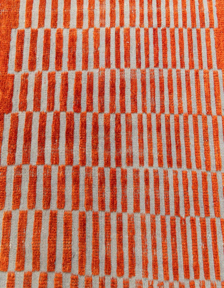 Detail image of 5' 1 x 7' 1 Hand Knotted Moroccan Wool Rug