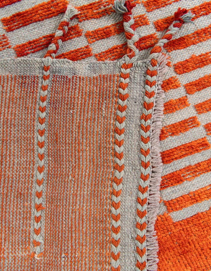 Detail image of 5' 1 x 7' 1  Hand Knotted Moroccan Wool Rug