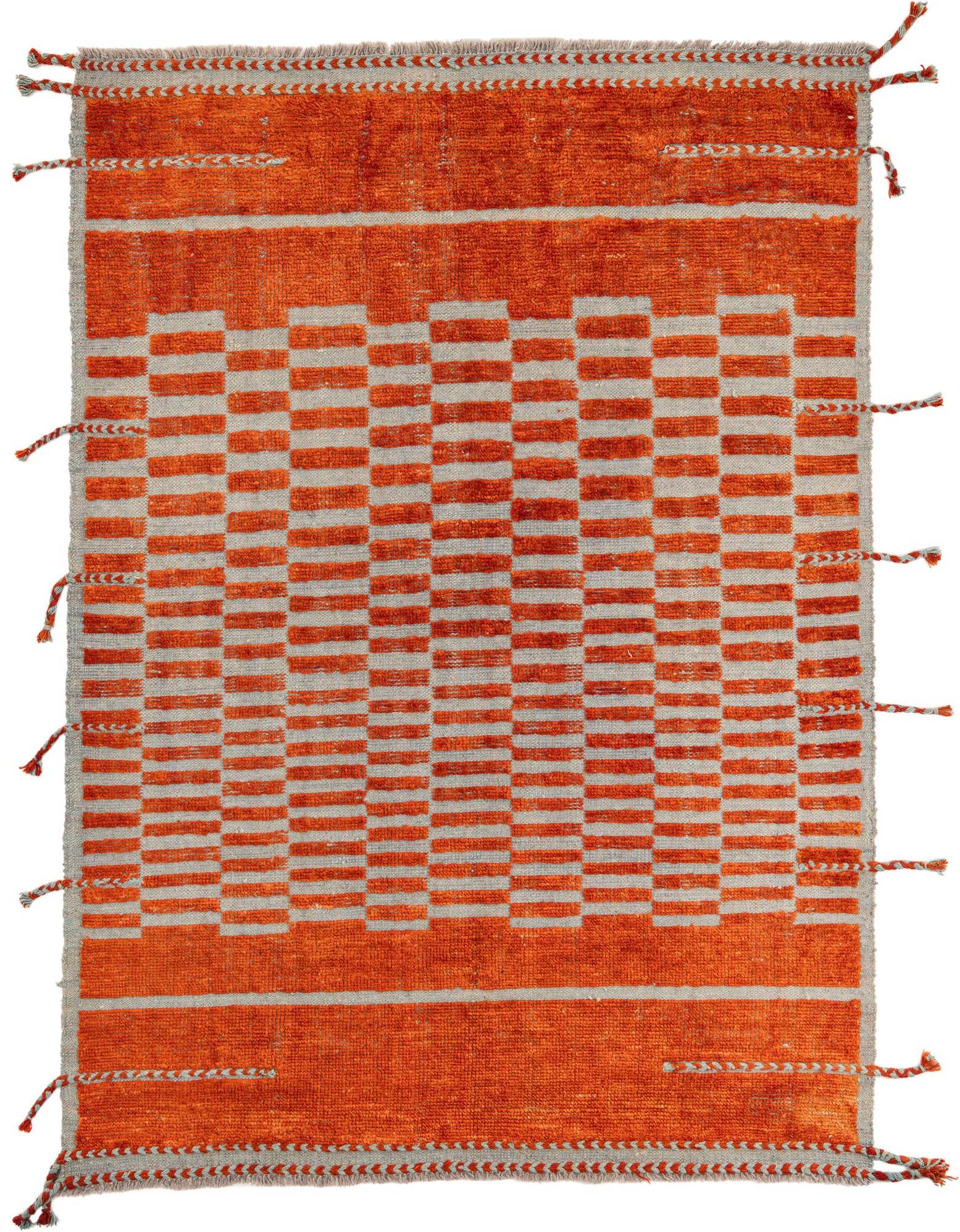 5' 1 x 7' 1 Hand Knotted Moroccan Wool Rug