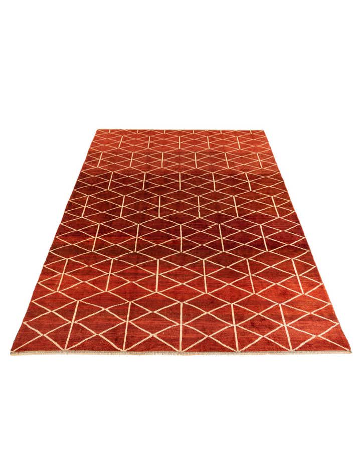 275cm x 380cm anudado a mano marroquí Alfombra Lana