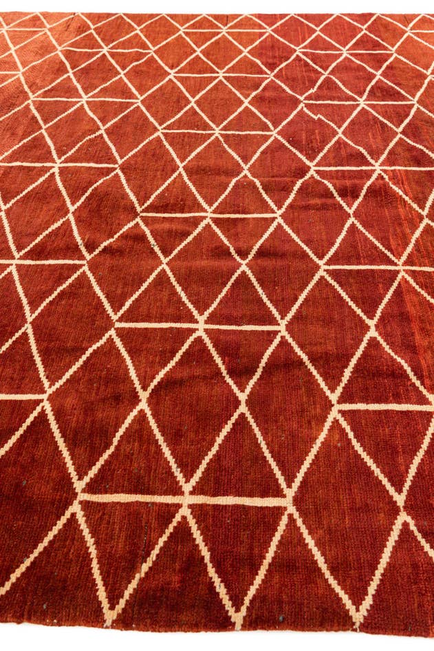 Detail image of 275cm x 380cm anudado a mano marroquí Alfombra Lana