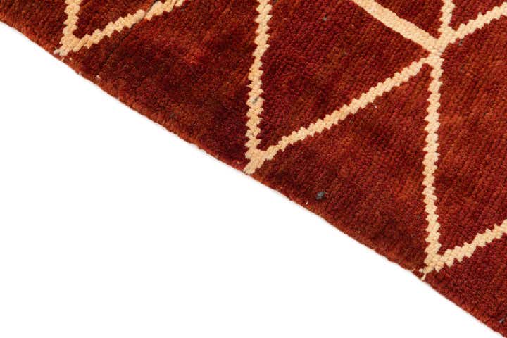 275cm x 380cm anudado a mano marroquí Alfombra Lana
