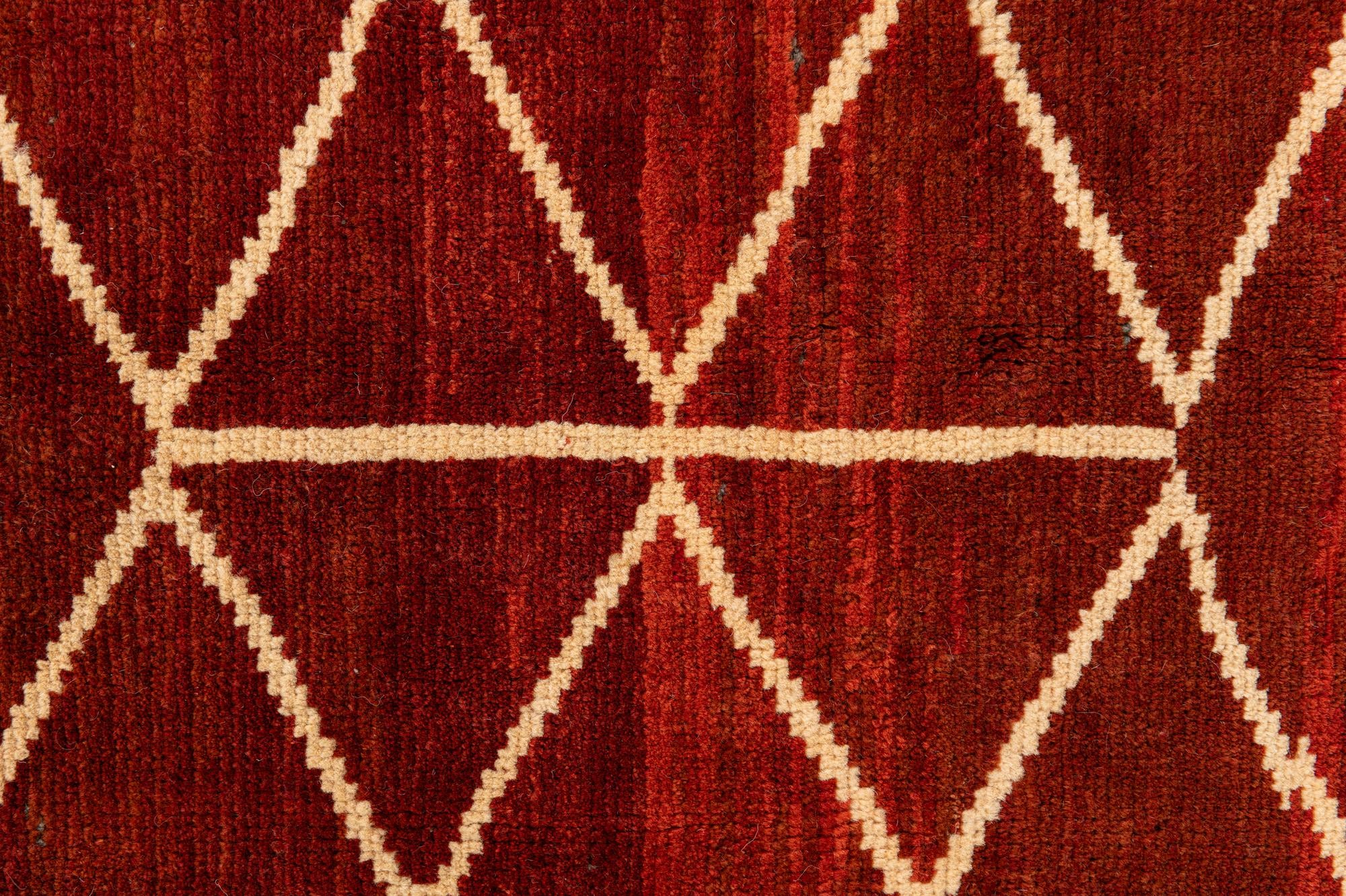 275cm x 380cm anudado a mano marroquí Alfombra Lana