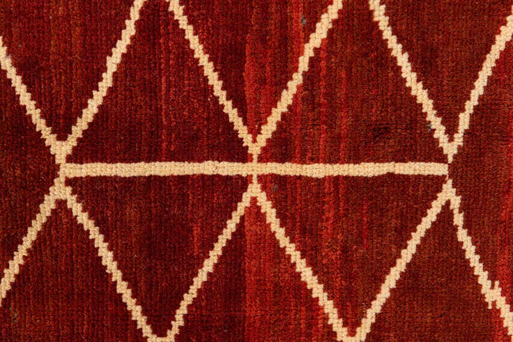 Detail image of 275cm x 380cm anudado a mano marroquí Alfombra Lana