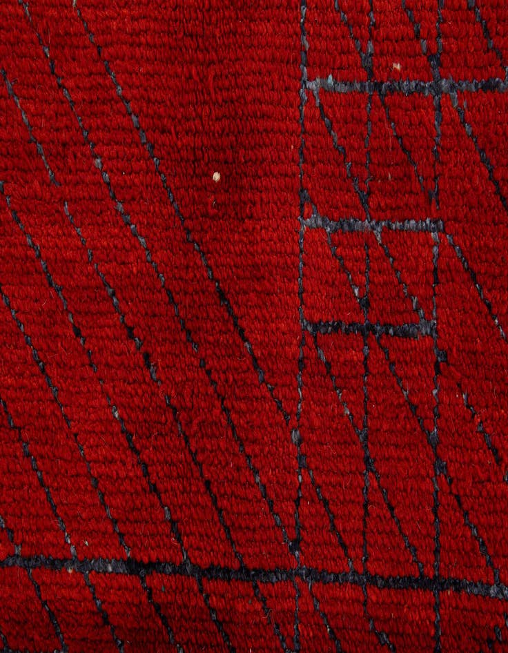 Detail image of 9' 1 x 12' 9 Hand Knotted Moroccan Rug