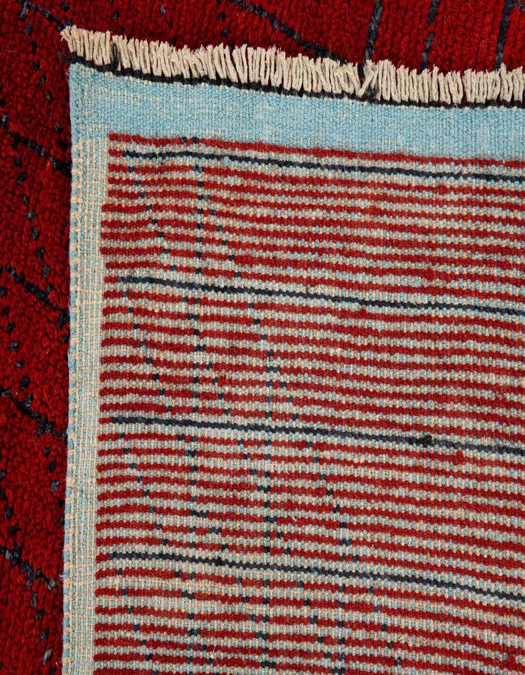 Detail image of 9' 1 x 12' 9 Hand Knotted Moroccan Rug