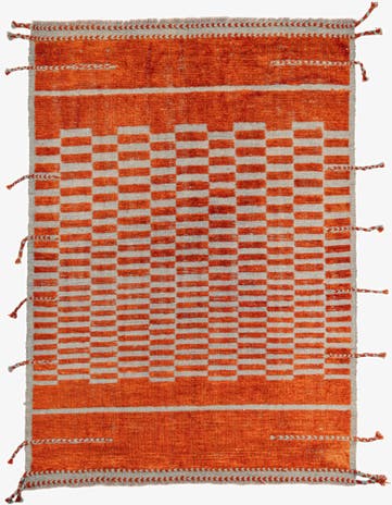 5' 1 x 7' 1 Hand Knotted Moroccan Wool Rug