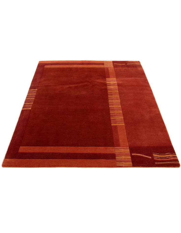 Detail image of 4' 8 x 6' 6  Hand Knotted Nepal Wool Rug