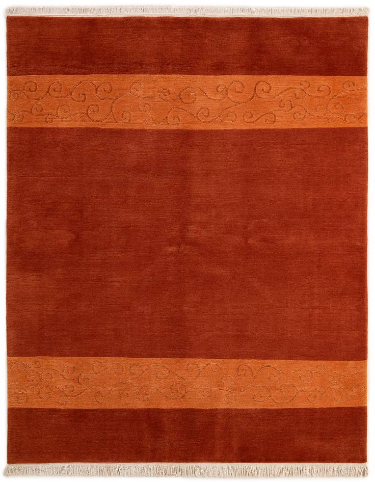 Detail image of 5' 7 x 7' 9 Hand Knotted Nepal Rug