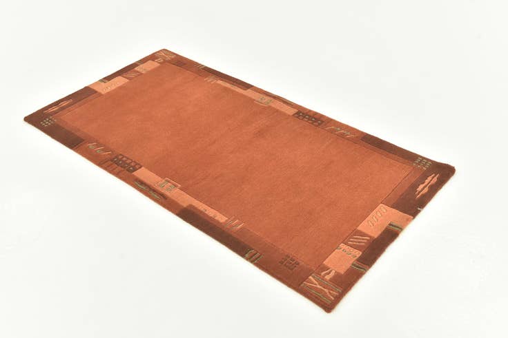 Detail image of 2' 4 x 4' 6 Hand Knotted Nepal Wool Rug