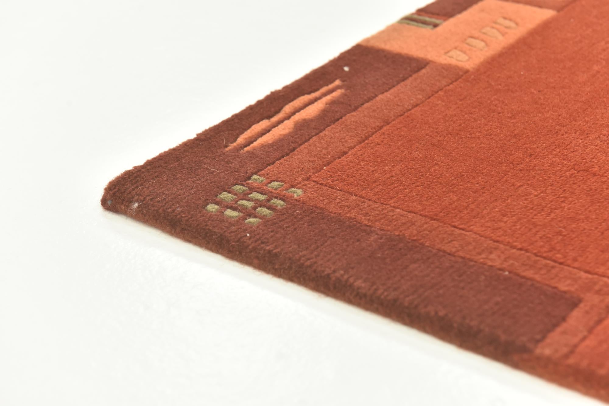 2' 4 x 4' 6 Hand Knotted Nepal Wool Rug